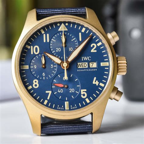 iwc bronze chronograph|iwc chronograph price.